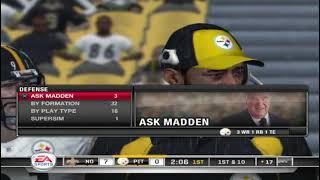 Madden Nfl 11 ps3 Saints Vs Steelers