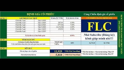 (#TTCK) Định giá cổ phiếu #FLC | Thông tin đầu tư chứng khoán #dinhgiacophieu (#Chiến) 24.01.2021