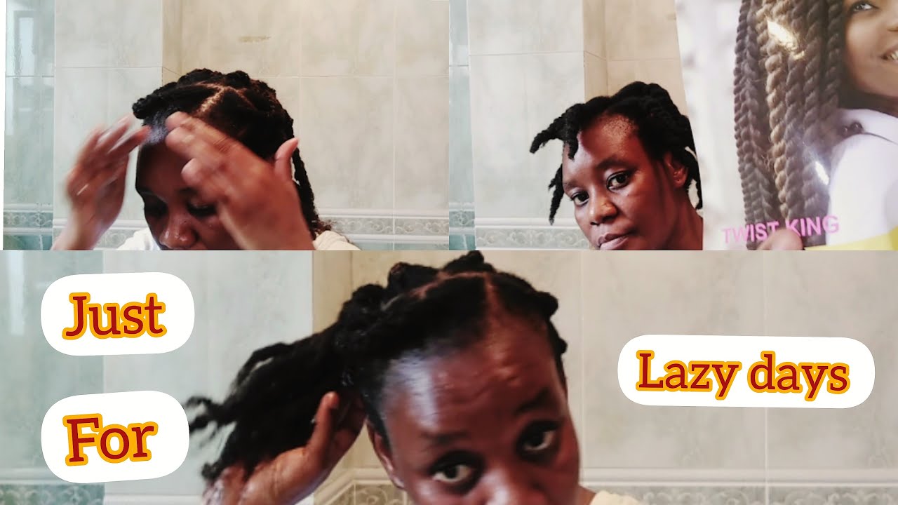 Lazy Days Hair Style For Natural Hair Youtube