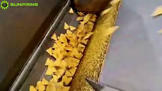 Bugles snacks food machine line frying seasoning