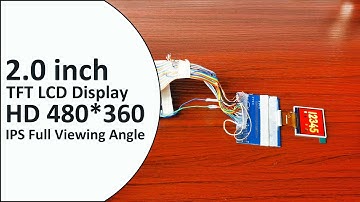 2.0 inch IPS Landscape LCD Display Module 480*360 MIPI RGB 2 inch TFT Screen ST7701S 40 Pin