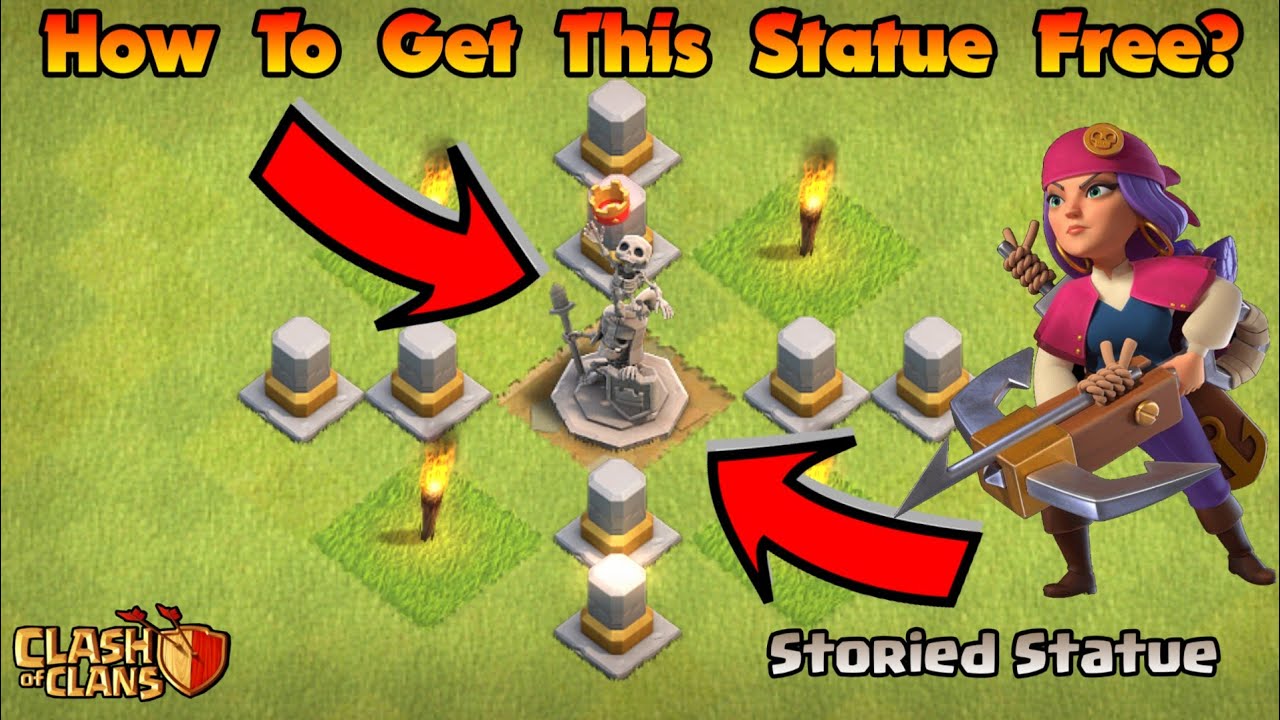 HOW TO GET "STORIED STATUE" in CLASH OF CLAN? STORIED STATUE IN COC CLASH OF CLANS 2020