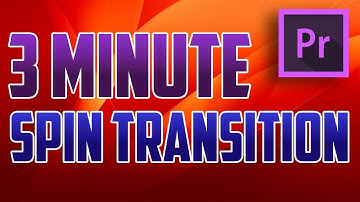 Premiere Pro CC : How to do a Spin Transition Effect