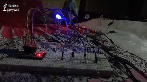 Arduino Nano, 4x4 Led wall matrix effects