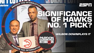 'IRRELEVANT'‼ Wilbon says Hawks' NBA Draft Lottery luck comes down to scouting | PTI