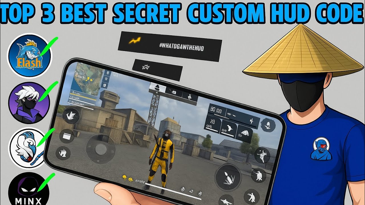 Raistar Hud Code 🇧🇷Top 3 best custom Hud code reveal raister hud code🔥🤔 for 99%2gb,4gb ...
