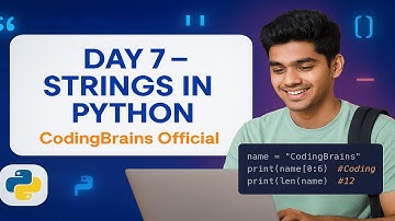 👉 Day 7 – Strings in Python | Indexing, Slicing, Concatenation & String Methods