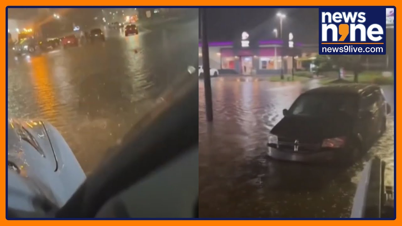 Eyewitness Videos Reveal Severe Flooding in North Carolina's High Point After Powerful Storms |News9