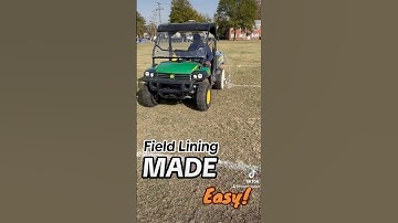 Line marking with Traqnology GPS could not be any easier!