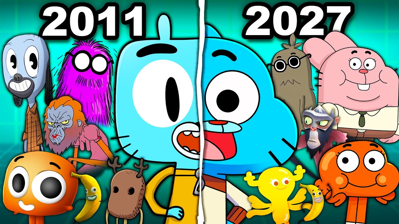 The Evolution Of EVERY Gumball Character