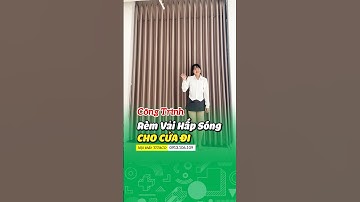 Rèm cửa chống nắng rèm cửa đẹp đã hấp sóng rèm vải #shorts #shortvideo