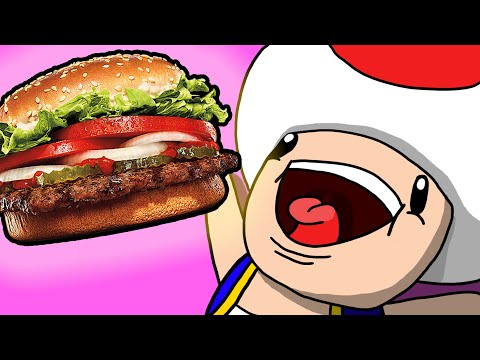 Toad sings Burger King WHOPPER Commercial