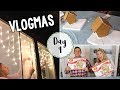 BUILDING GINGERBREAD HOUSES 🎄VLOGMAS 2018 | DAY 9