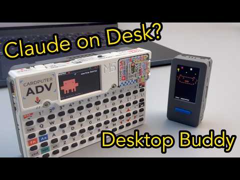 I Trapped Claude in a €20 Device! 📦🤖 (Desktop Buddy StickS3 & Cardputer Tutorial)