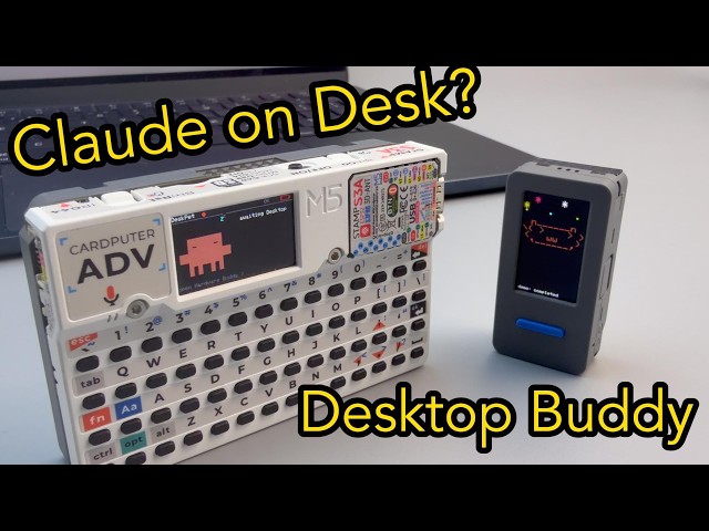 I Trapped Claude in a €20 Device! 📦🤖 (Desktop Buddy StickS3