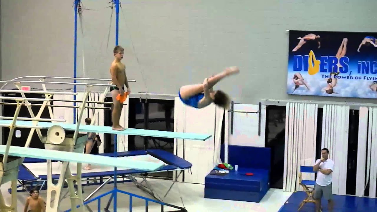 Jennifer Bell attempts a 403B Inward 1-1/2 Somersault in Pike Position during Practice: A New Dive Challenge