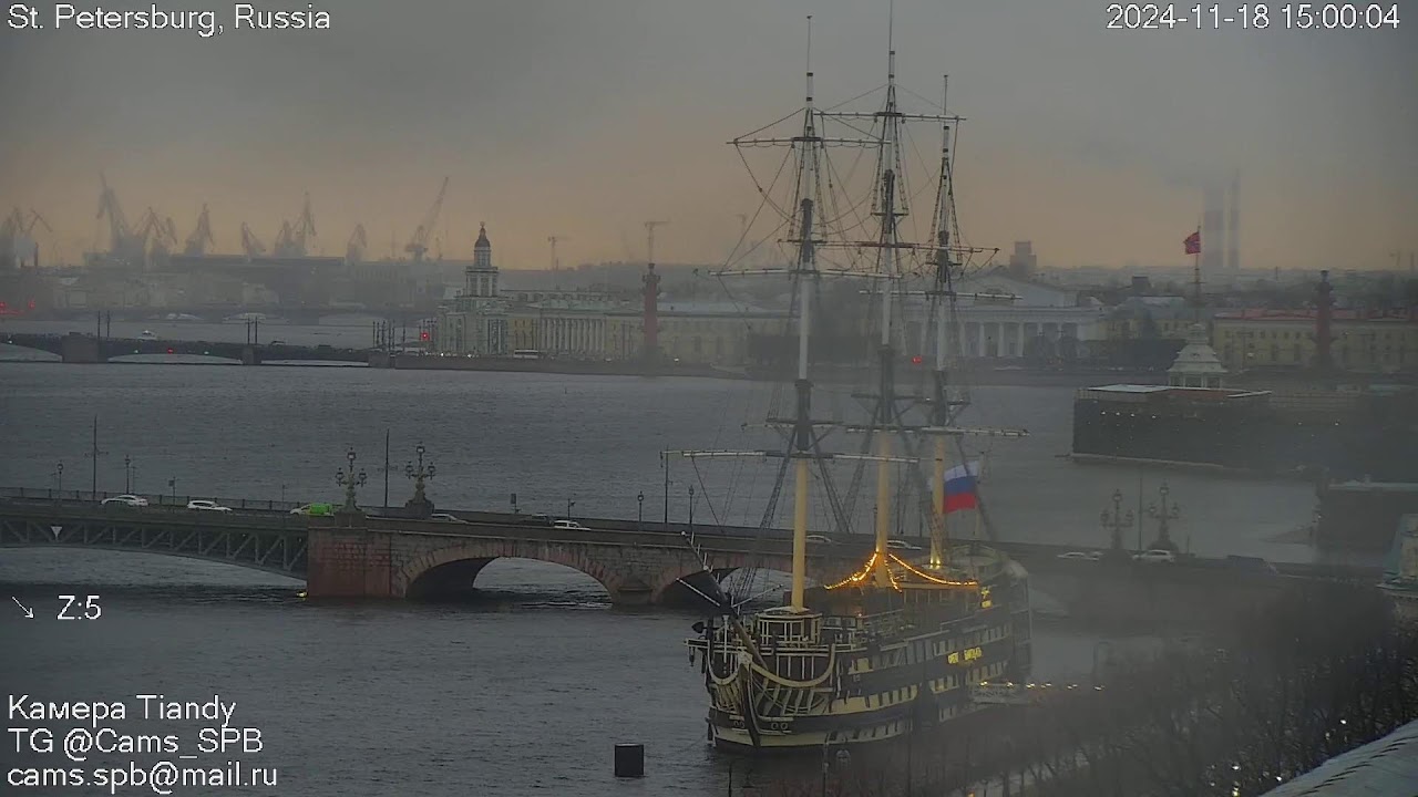LIVE CAMERA Russia Saint Petersburg in real time online Санкт-Петербург онлайн управляемая камера
