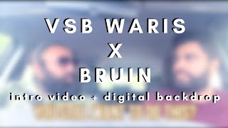 VSB Waris | Bruin Bhangra 2022 | Intro Video + Digital Backdrop | Virginia School of Bhangra