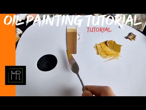 Oil painting beginner tutorial how to practice easy