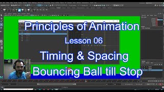 Lesson 06 - Ball Bounce till Stop using Graph Editor
