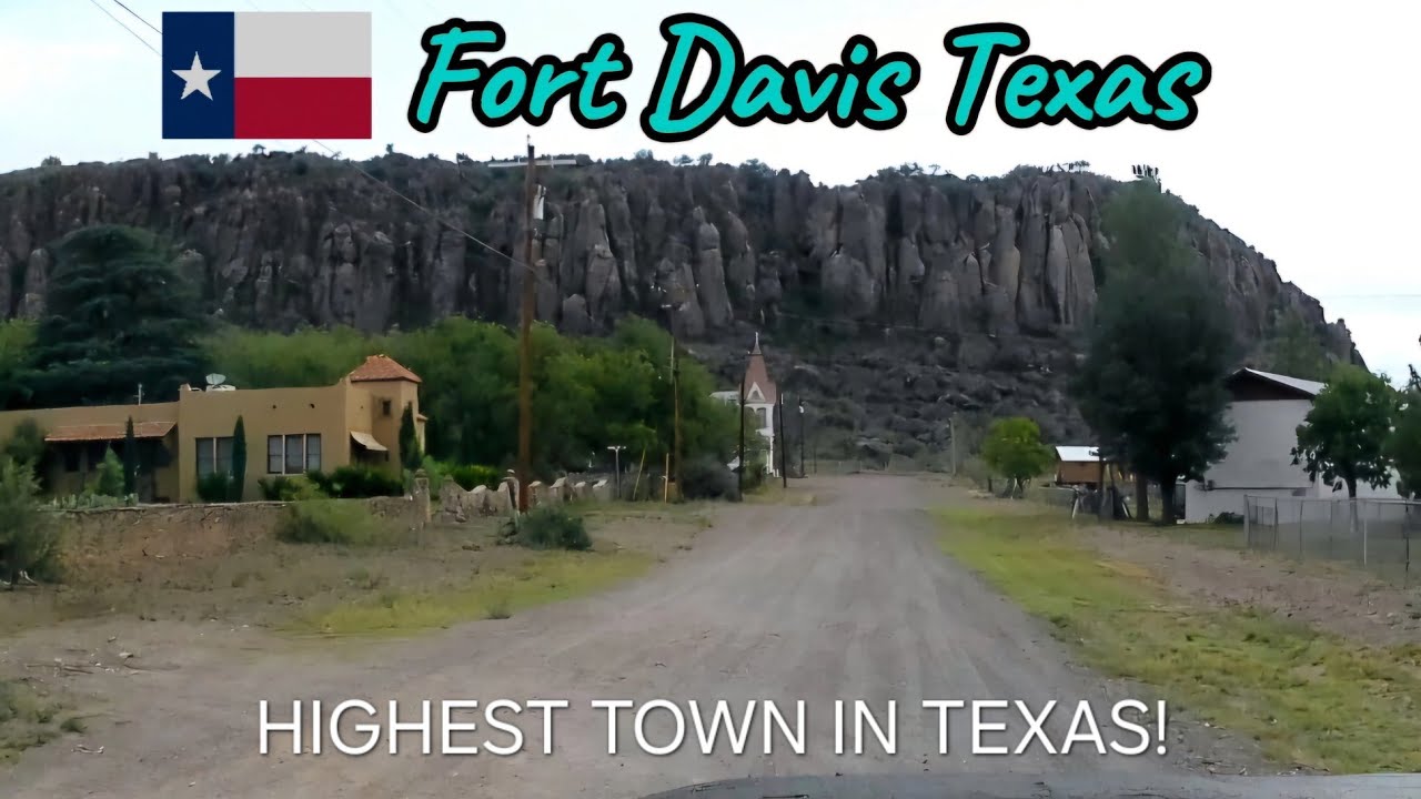 САМЫЙ ВЫСОКИЙ ГОРОД ТЕХАСА!...ФОРТ-ДЭВИС! #fortdavistexas #westtexas