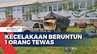 Tabrakan Beruntun, 1 Pengendara Motor Tewas Tabrakan Beruntun, 1 Pengendara Motor Tewas