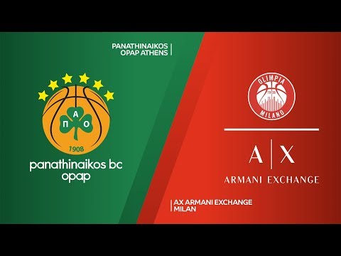 Panathinaikos OPAP Athens - AX Armani Exchange Milan Highlights | EuroLeague, RS Round 3