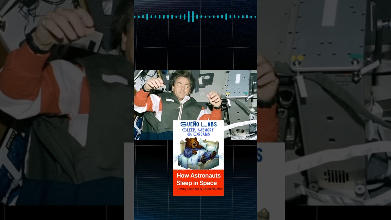 How do astronauts sleep in space? 