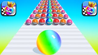 New Satisfying Mobile Game All Levels Marble Run, Merge Balls 2048 Top iOS,Android Video Update