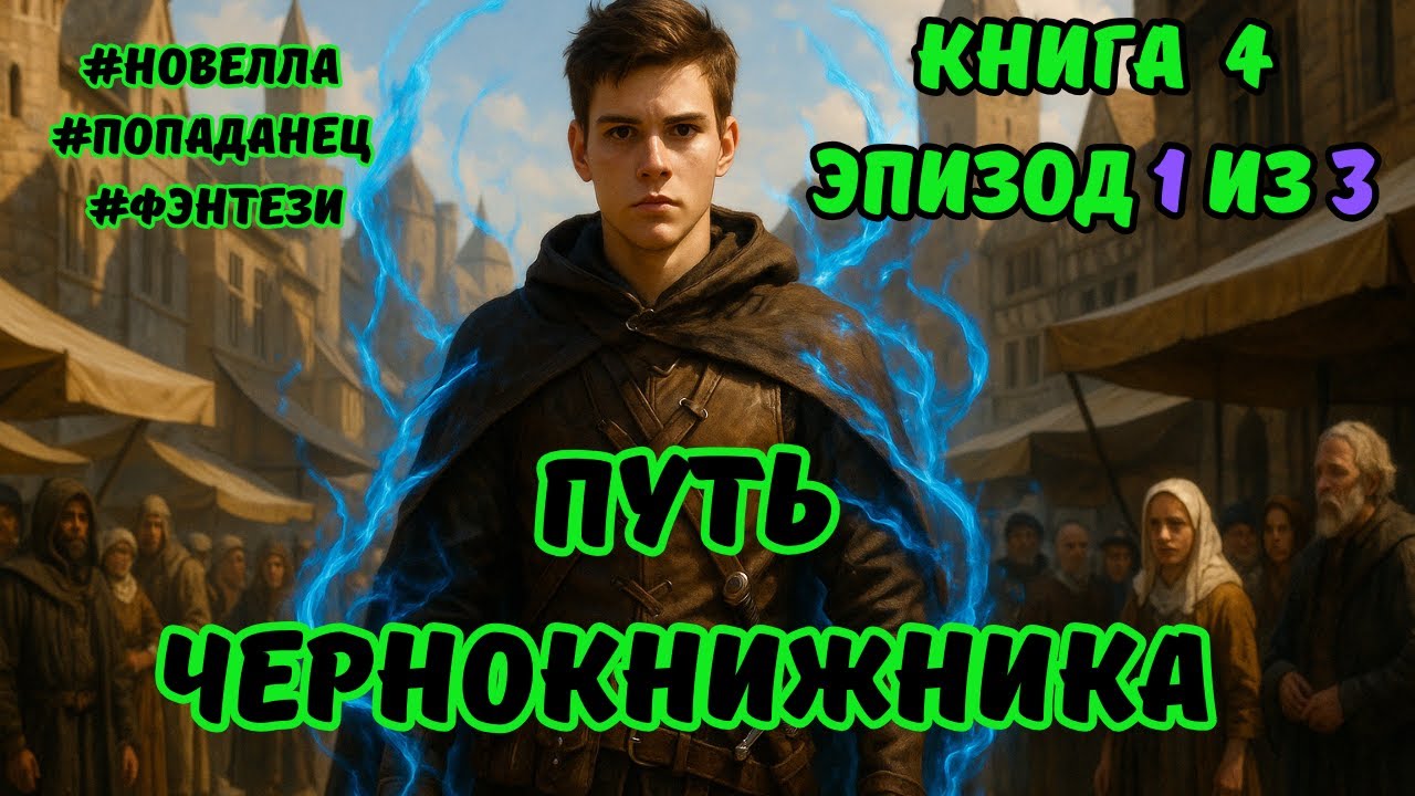 АУДИОКНИГА | Путь ЧЕРНОКНИЖНИКА |  КНИГА 4 эпизод 1 |  ФЭНТЕЗИ | ПОПАДАНЕЦ | #аудиокнига #аудиокниги