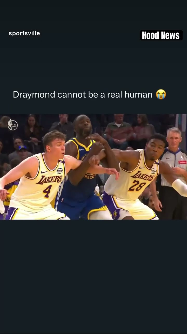 That’s a foul #hoodnews #draymondgreen #warriors #lakers #austinreaves #ruihachimura #basketball #i