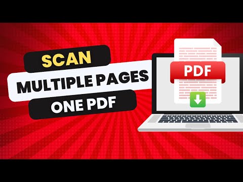 Video: Kan du skanna flera sidor till en PDF?