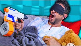 NERF Don't Wake Daddy Challenge! [Ep 3]