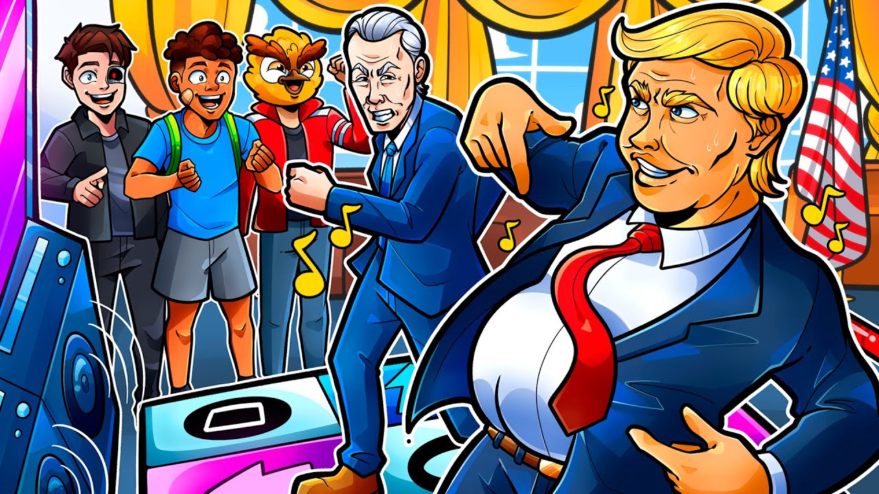 GMOD PROP HUNT FUNNY MOMENTS - GET DOWN MR PRESIDENT, MCDONALD TRUMP