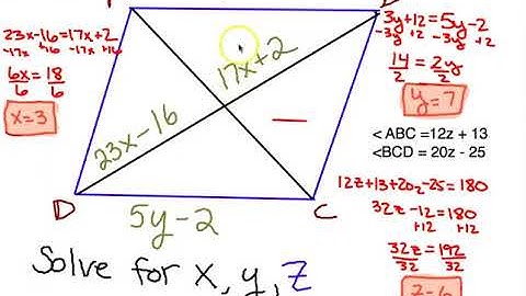 Section 6-2 Parallelogram Video Notes