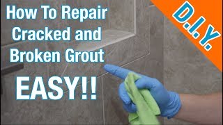 How to Repair Cracked and Worn Grout (Shower)
