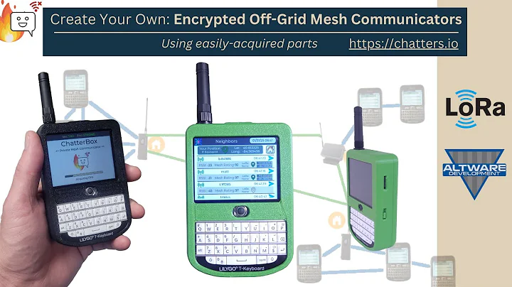 ChatterBox: Build an Encrypted Off-Grid Communication Device with parts from Amazon or Ali Express