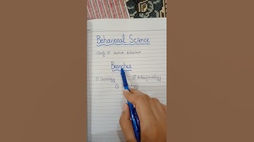 What Is Behavioral Science?||Branches of Behavioral Science||Definition of Behavioral Science