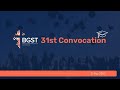 Bgst 31st convocation 2022