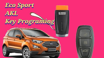 Eco Sport | AKL | Key Programing| Mini obd,khalsa key maker