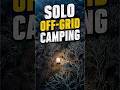 Solo Off-Grid Camping Deep in the Woods | Hidden Wilderness Campsite