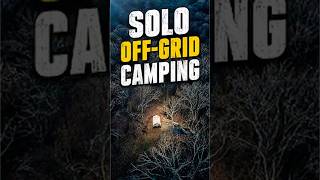 Solo Off-Grid Camping Deep in the Woods | Hidden Wilderness Campsite