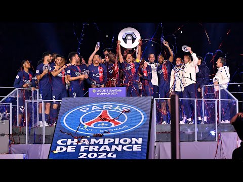 🏆❤️💙 Parisiens & Champions celebration show - @qatarairways