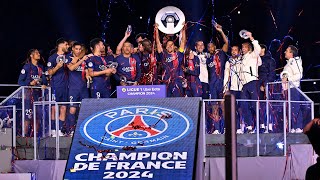 🏆❤️💙 Parisiens & Champions celebration show - @qatarairways