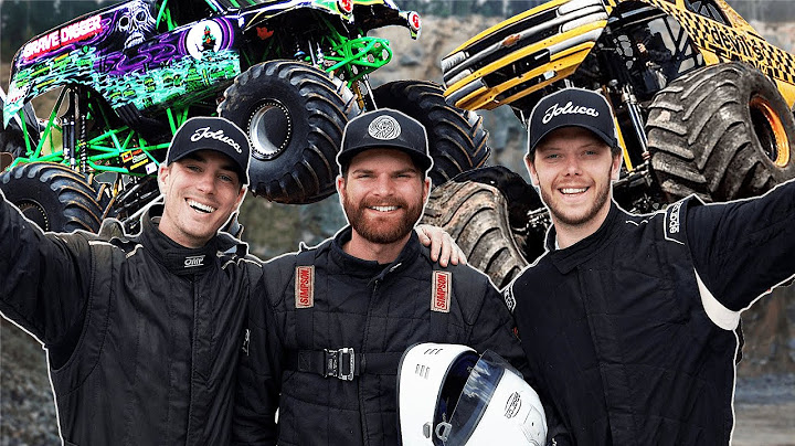 VI TÄVLAR I MONSTERTRUCK.