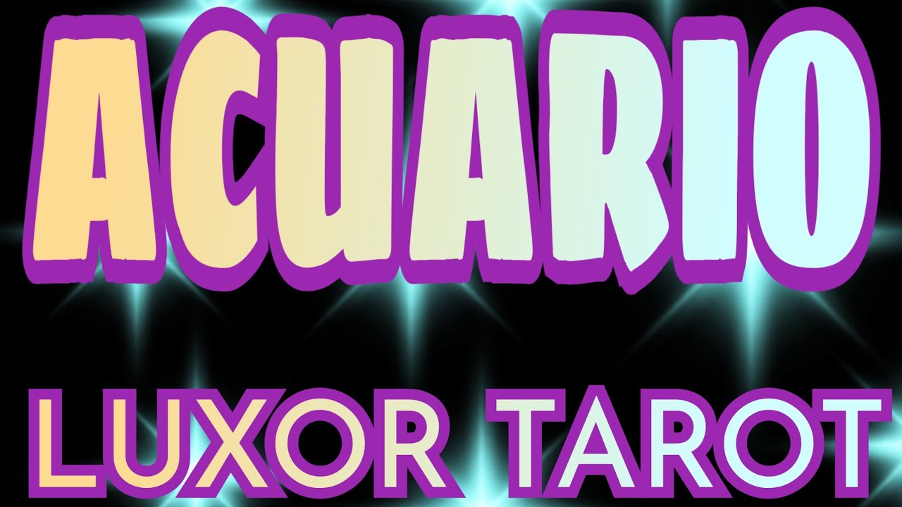 ACUARIO ♒ NO TE IMAGINAS LO QUE VIENE PARA TI Y QUIENES VIENEN 🧿(2da ...