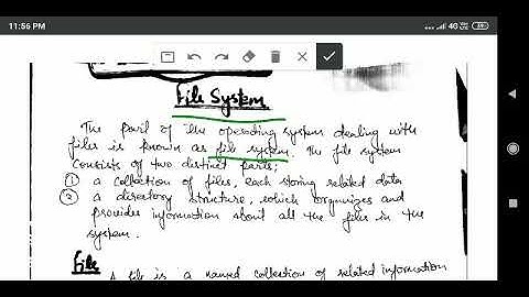 Operating System: File System, File Attributes