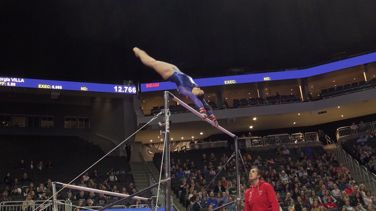 Alba Petisco (ESP) - Uneven Bars - 2020 American Cup - YouTube