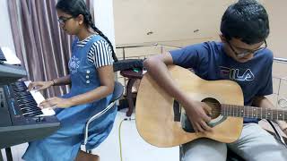 Video thumbnail of "Naan un azhaginile - Keyboard & Guitar"