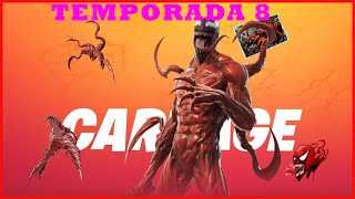 MEJORES combinaciones CARNAGE - FORTNITE Tempoada 8?